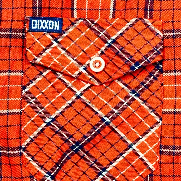 Dixxon- Men’s “Dirte” Red&Blue casual Flannel, L - Picture 6 of 10